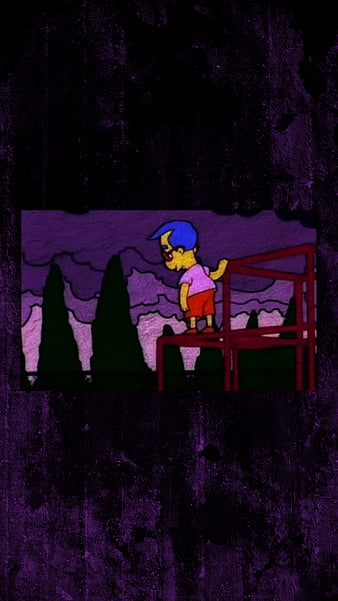 Simpsons Triste, Bart Triste Papel de parede de celular HD