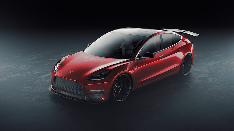 Tesla Sport, tesla, carros, behance, HD wallpaper
