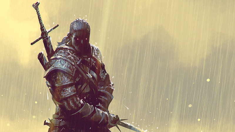 Geralt Of Rivia Art , geralt-of-rivia, the-witcher-3, games, artwork, artist, digital-art, artstation, HD wallpaper