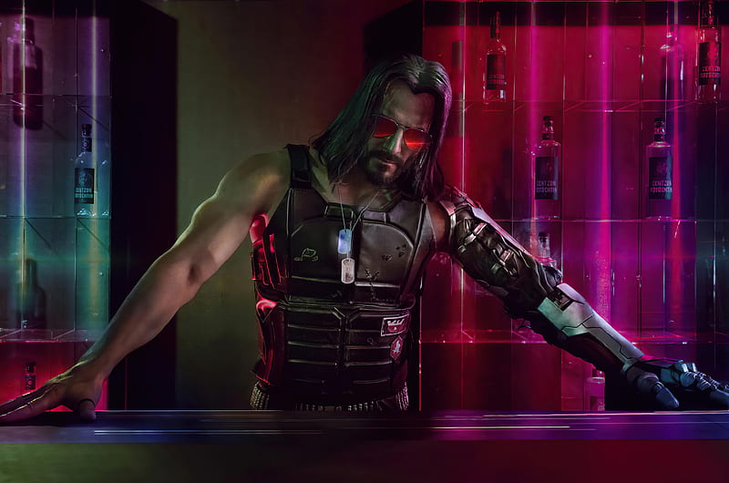 Video Game, Cyberpunk 2077, Cyborg, Johnny Silverhand, HD wallpaper