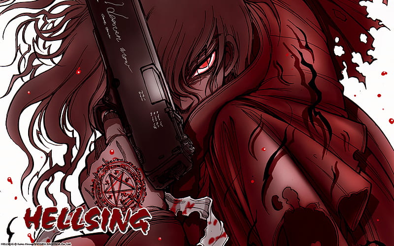 Hellsing-Alucard, awesome, hellsing, vampire, anime, HD wallpaper