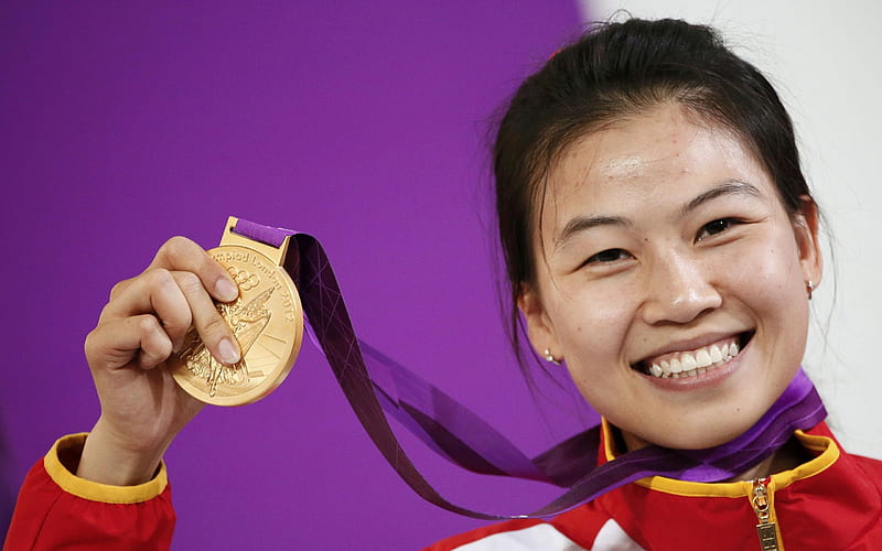 Yi Siling Gold Medal China Shooting Competition -London 2012, HD wallpaper