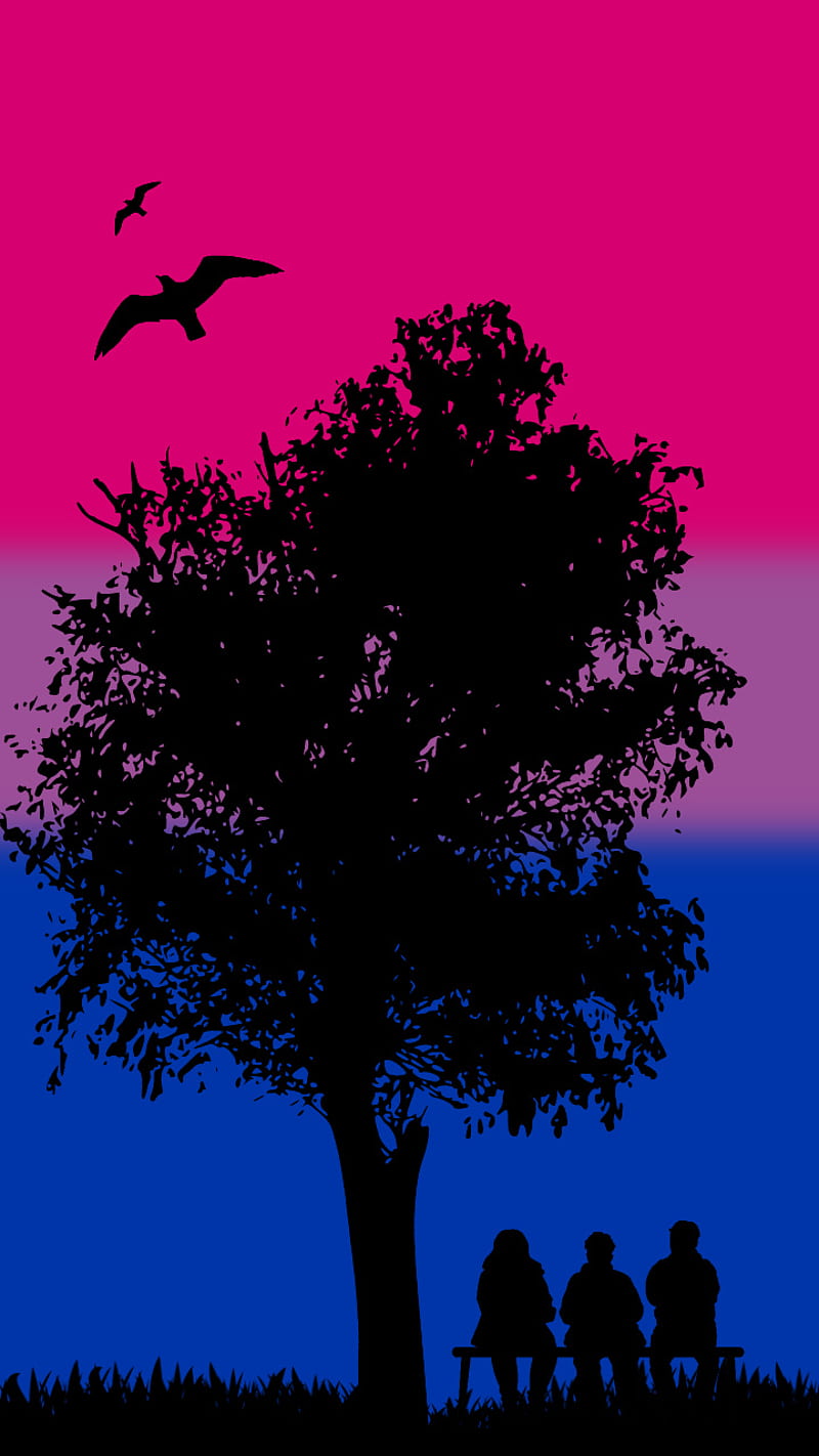 Hidden Bisexual Flag, atmosphere, sky, Pride, HD phone wallpaper | Peakpx