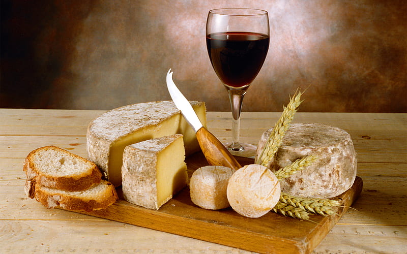 Red wine and cheese, rustic, red wine, arangement, cheese, HD wallpaper