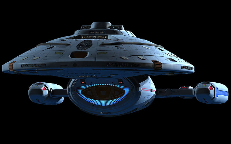 Voyager, star trek, intrepid class, starship, HD wallpaper