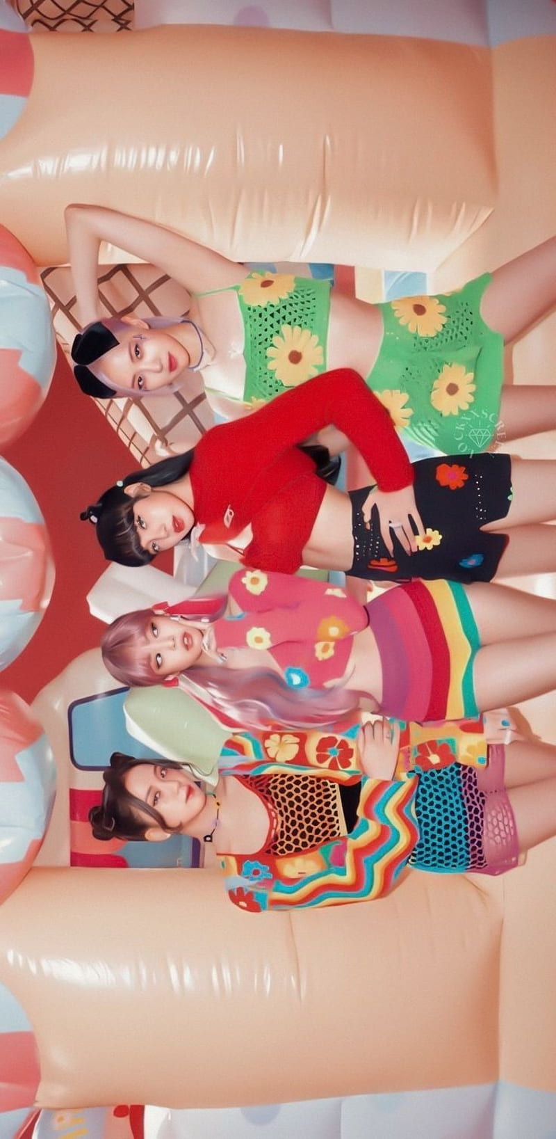 Blackpink, black, ice cream, jennie, jisoo, lisa, pink, rose, HD phone wallpaper