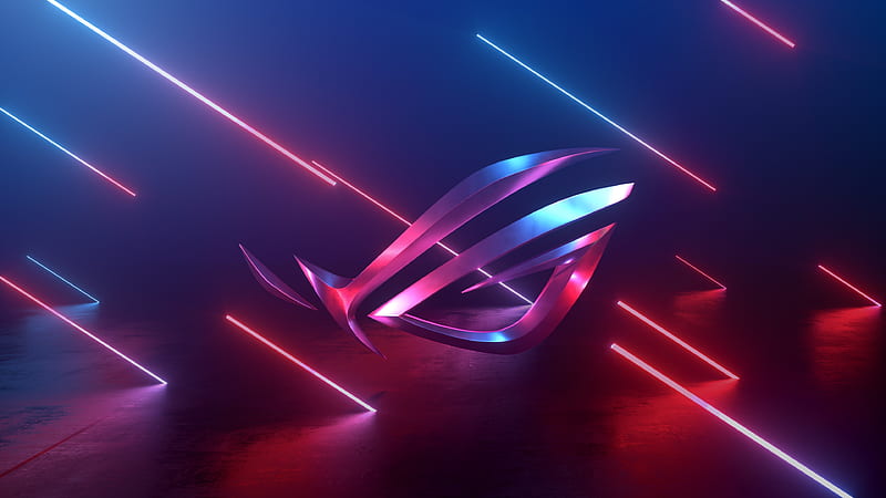 ROG Republic of Gamers Logo Cyberpunk HD 4K Wallpaper #3.3180