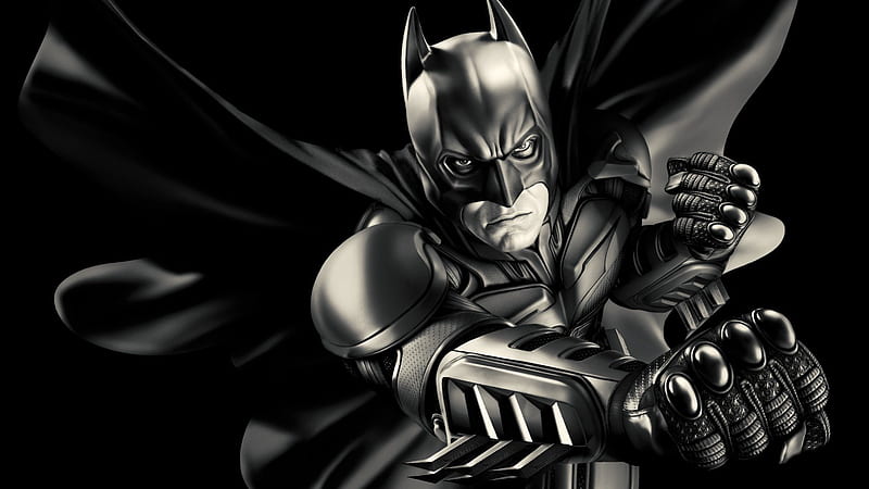 El batman, historietas, batman, hombre, blanco y negro, Fondo de pantalla  HD | Peakpx