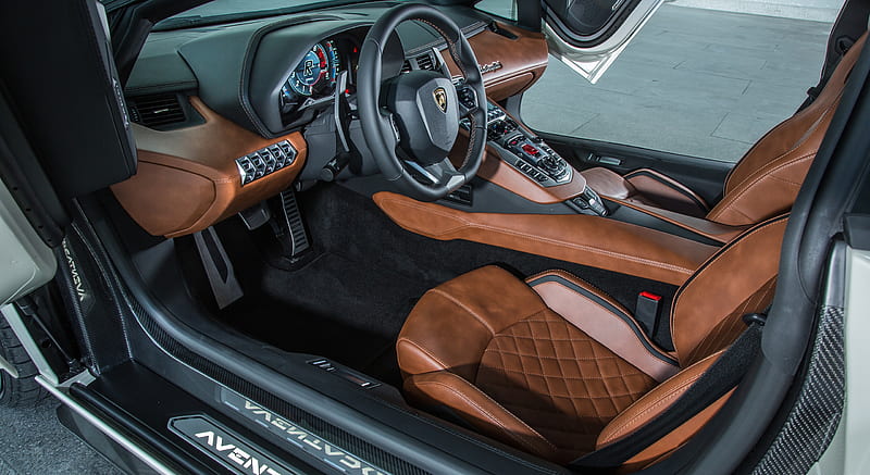 2017 Lamborghini Aventador S - Interior , car, HD wallpaper