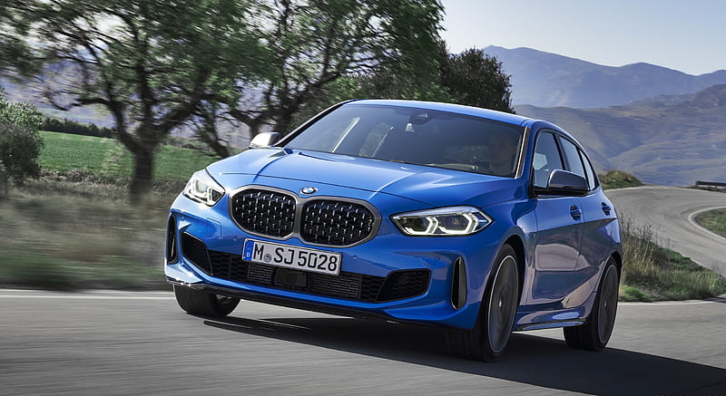 2020 BMW M135i XDrive (Color: Misano Blue Metallic) - Front, Car, HD ...