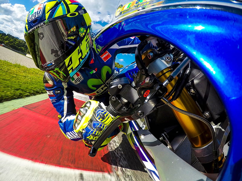 Valentino Rossi M1, agv, m1, rossi, thedoctor, valentino, vr46, yamaha, HD wallpaper