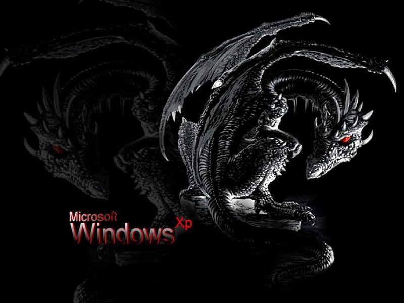 microsoft windows xp, windows, microsoft, dragon, xp, HD wallpaper