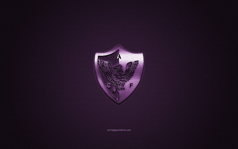 Centro Atletico Fenix, Uruguayan football club, Uruguayan Primera Division, purple logo, purple carbon fiber background, football, Montevideo, Uruguay, Centro Atletico Fenix logo, CA Fenix, HD wallpaper