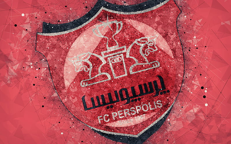 Persepolis F.C., Emblem, Logo, Sport, Iranian Club, Persepolis FC, persepolis, HD wallpaper