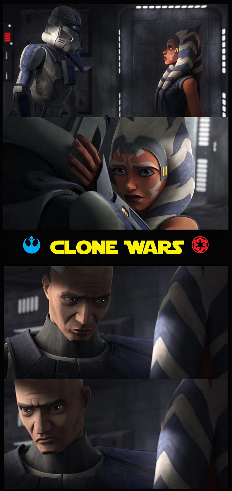 Star Wars Clone Wars, ahsoka, clone wars, rex, star wars, HD phone wallpaper