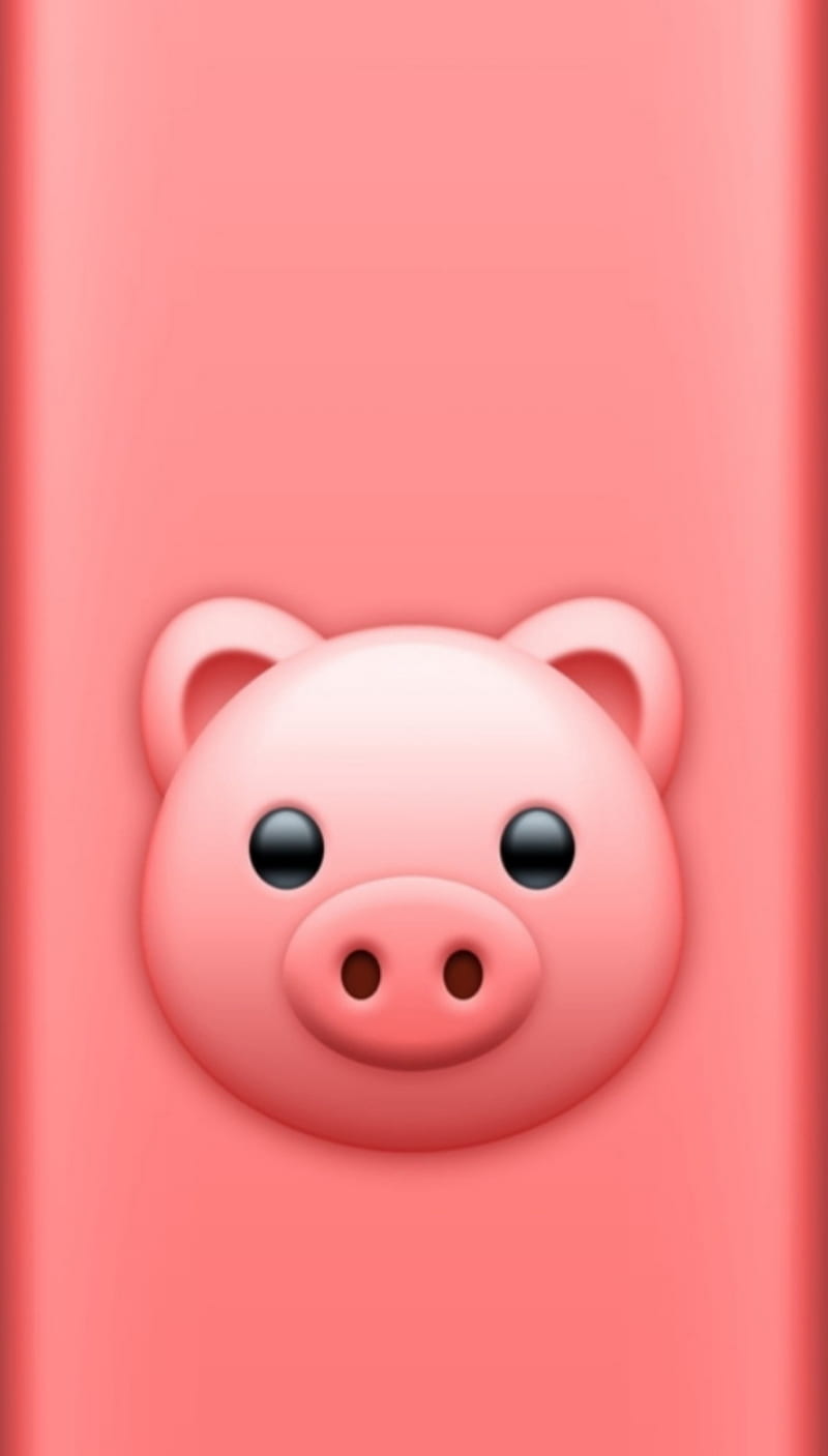 Pink Piggy, abstract, piggy, pink, HD phone wallpaper