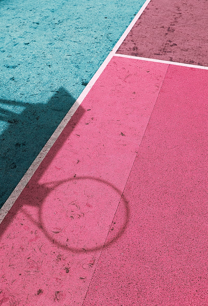playground, court, shadow, HD phone wallpaper