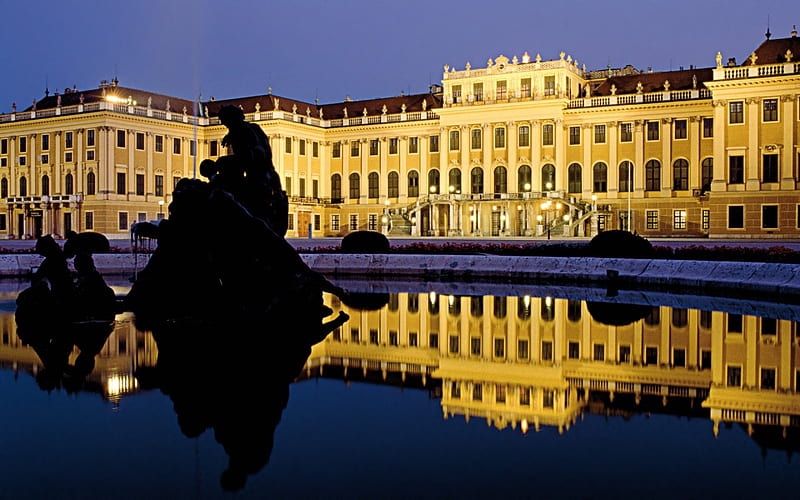 Schoenbrunn Palace, windows7theme, austria, palace, wieden, HD wallpaper