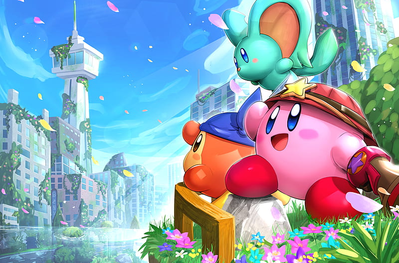 Video Game, Kirby and the Forgotten Land, Kirby, HD wallpaper