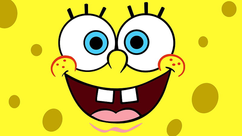 Smiley Face Of Spongbob Spongbob, HD wallpaper