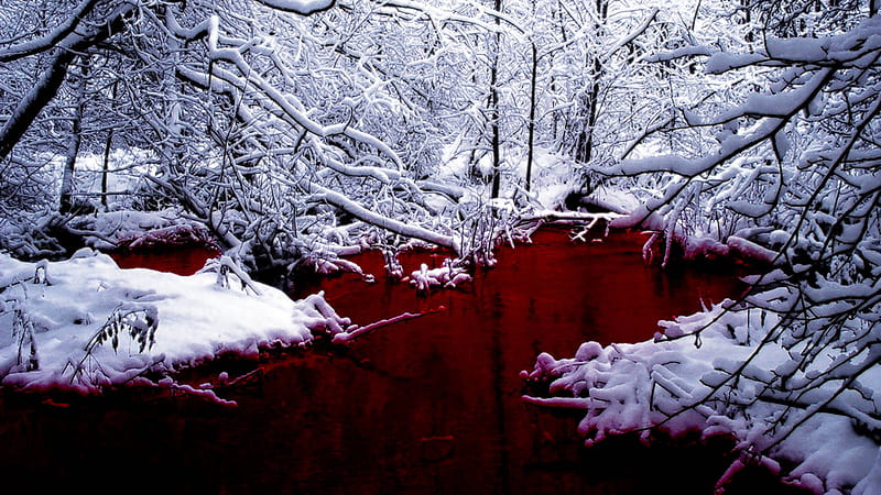 Blood Water, nature, graphy, abstract, other, HD wallpaper