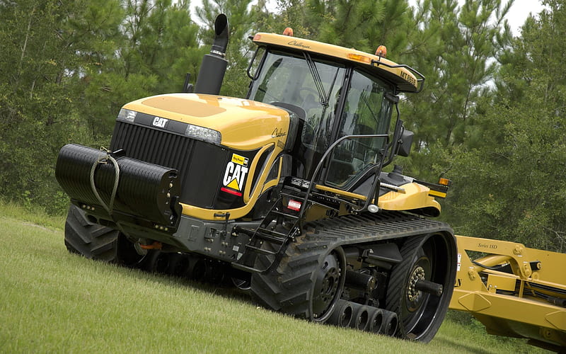 tractor, Caterpillar Challenger MT865C, crawler, caterpillar, farming, HD wallpaper