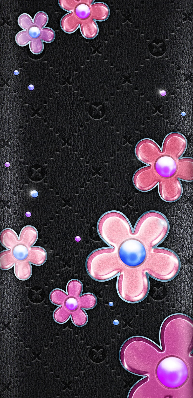 PaddedFloral, bonito, cute, floral, flowers, girly, padded, pretty, HD phone wallpaper
