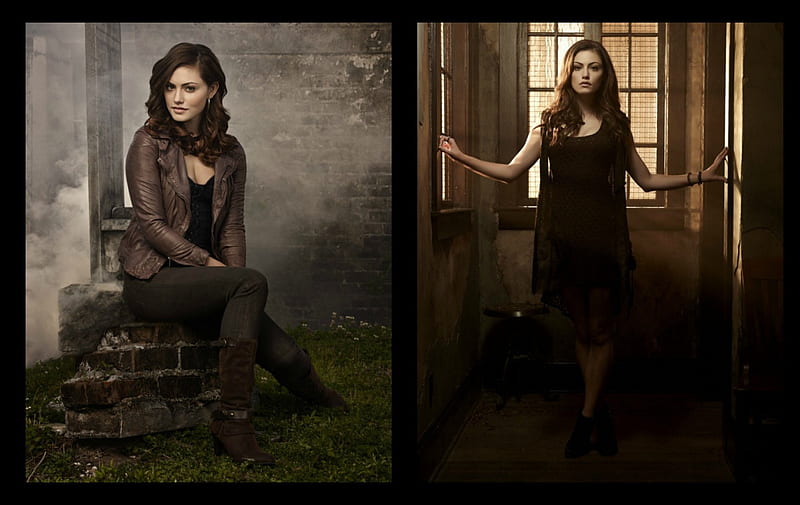 Phoebe Tonkin And Claire Holt Vampire Diaries