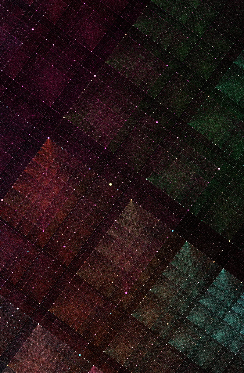 fractal, dots, lines, abstraction, dark, HD phone wallpaper