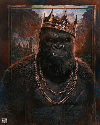 King Kong, godzilla, king kong, king kong vs godzilla, team king kong, HD phone wallpaper