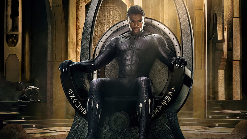 Black Panther Chadwick Boseman Black Panther, HD wallpaper