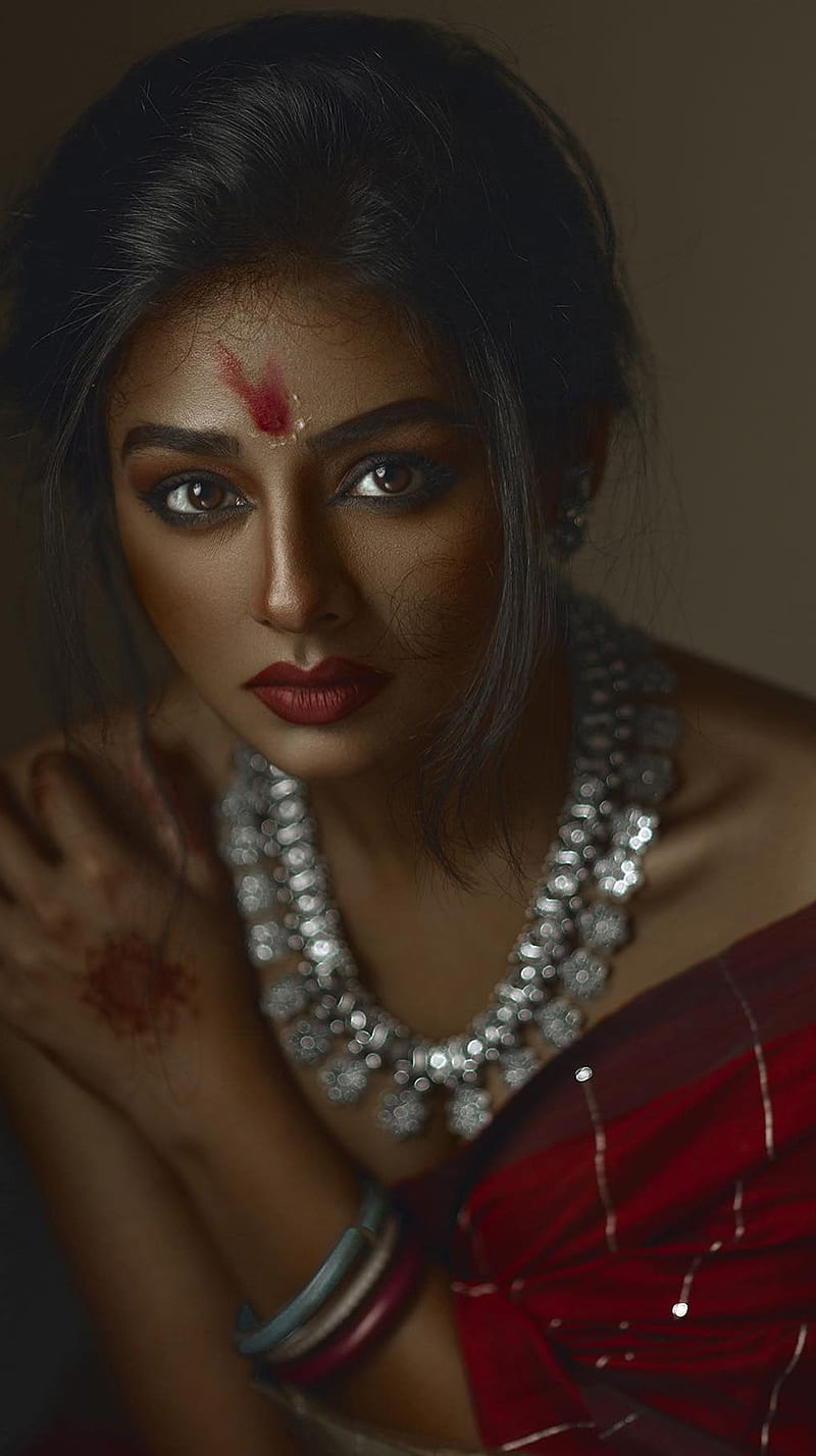 Ayemah , saree lover, bong rocks, HD phone wallpaper