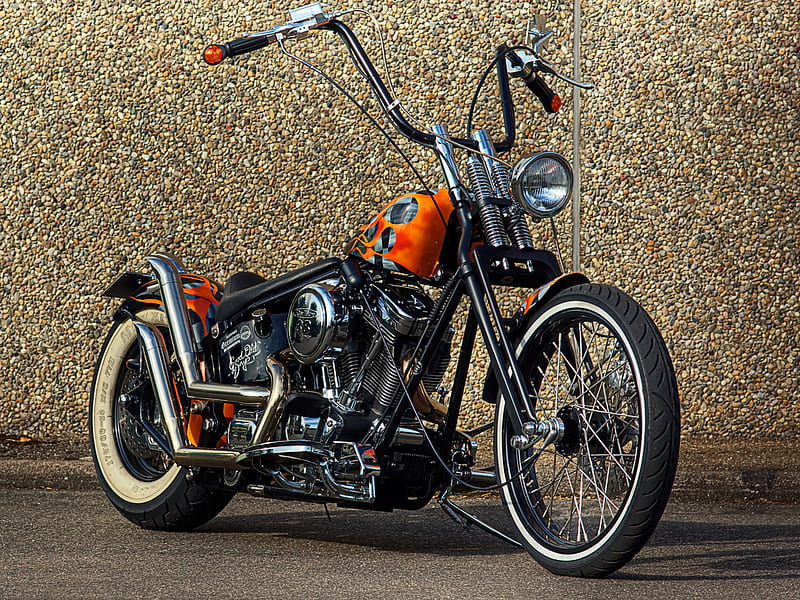 Good Old Days, motorcycles, harley davidson, choppers, bikes, HD wallpaper