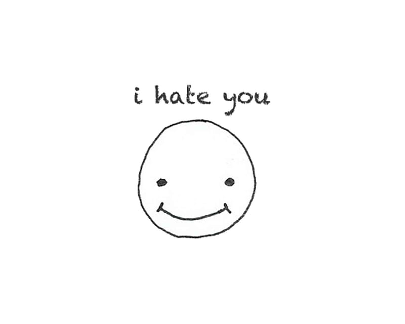 Hate you, hate, you, HD wallpaper
