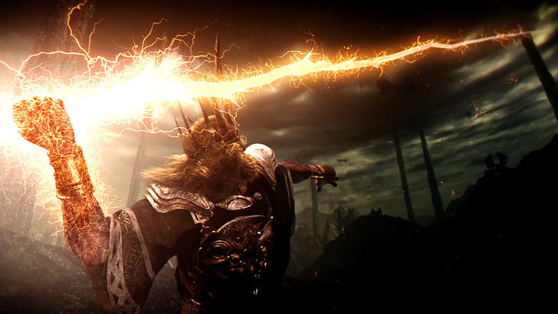Dark Souls Lightning War On Black Knight Games, HD wallpaper