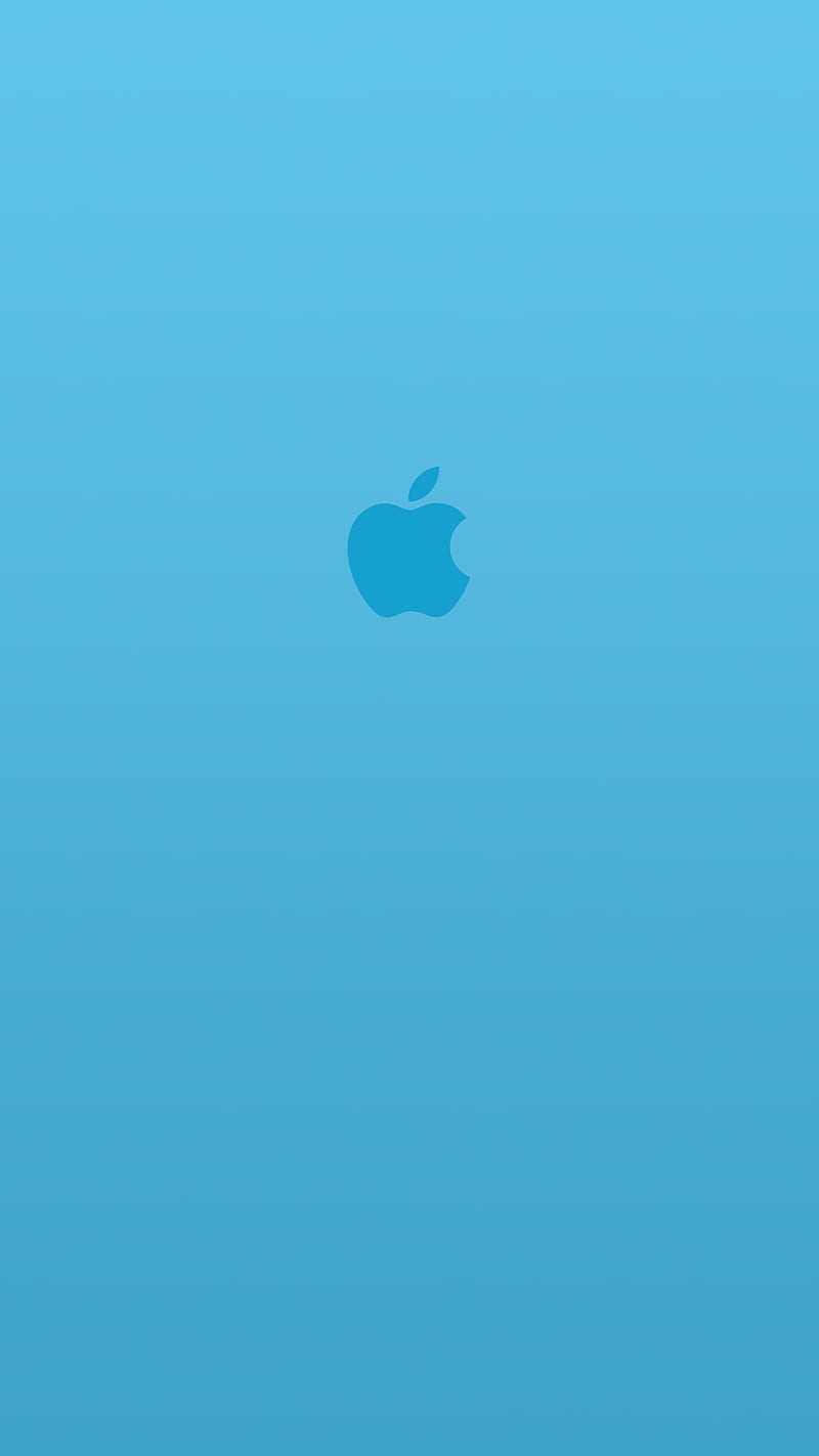 Blue Silicon, 929, aple, iphone, logo, minimal, plus, q, simple, x 8 9 10, HD phone wallpaper