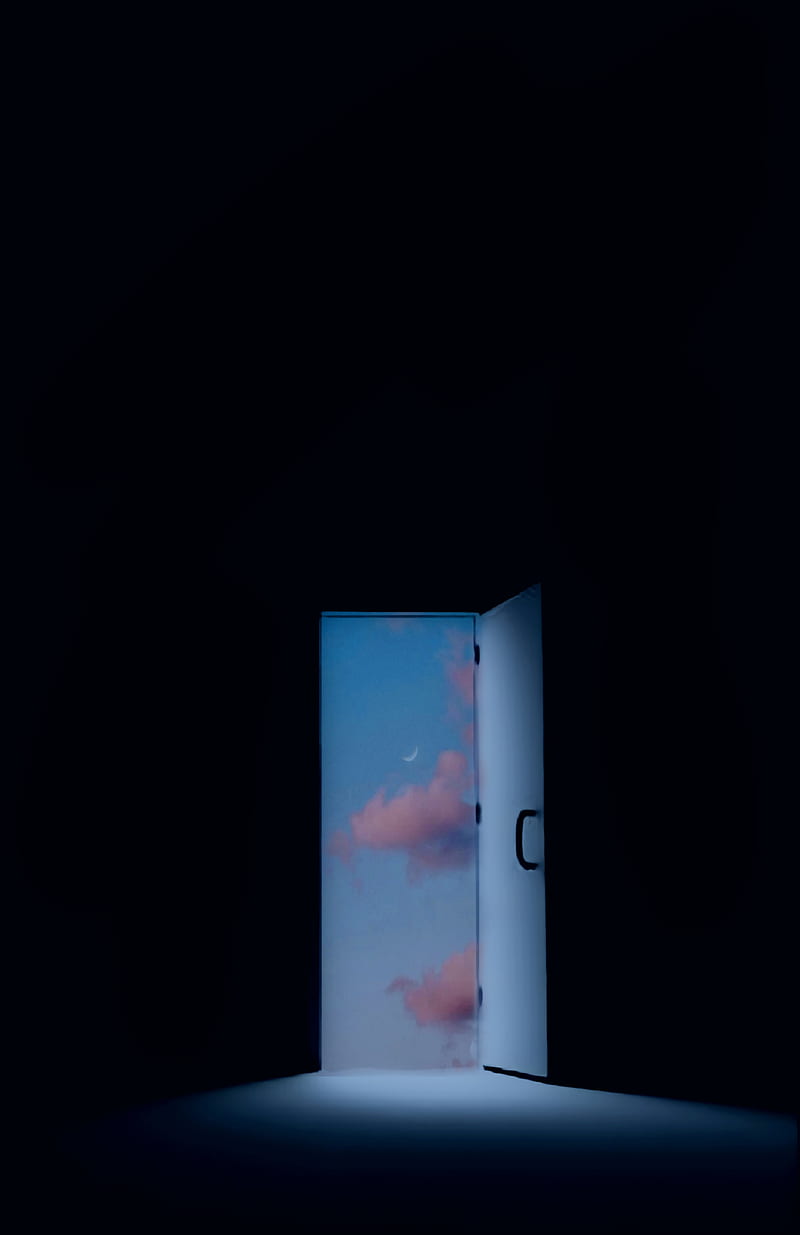 Door to heaven, aesthetic, puerta, sky, awesome, cielo, HD phone wallpaper