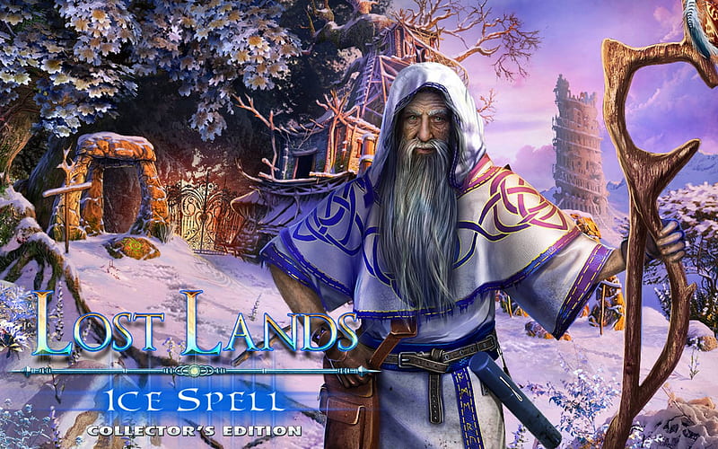 Lost Lands 5 - Ice Spell10, hidden object, cool, video games, puzzle, fun, HD wallpaper
