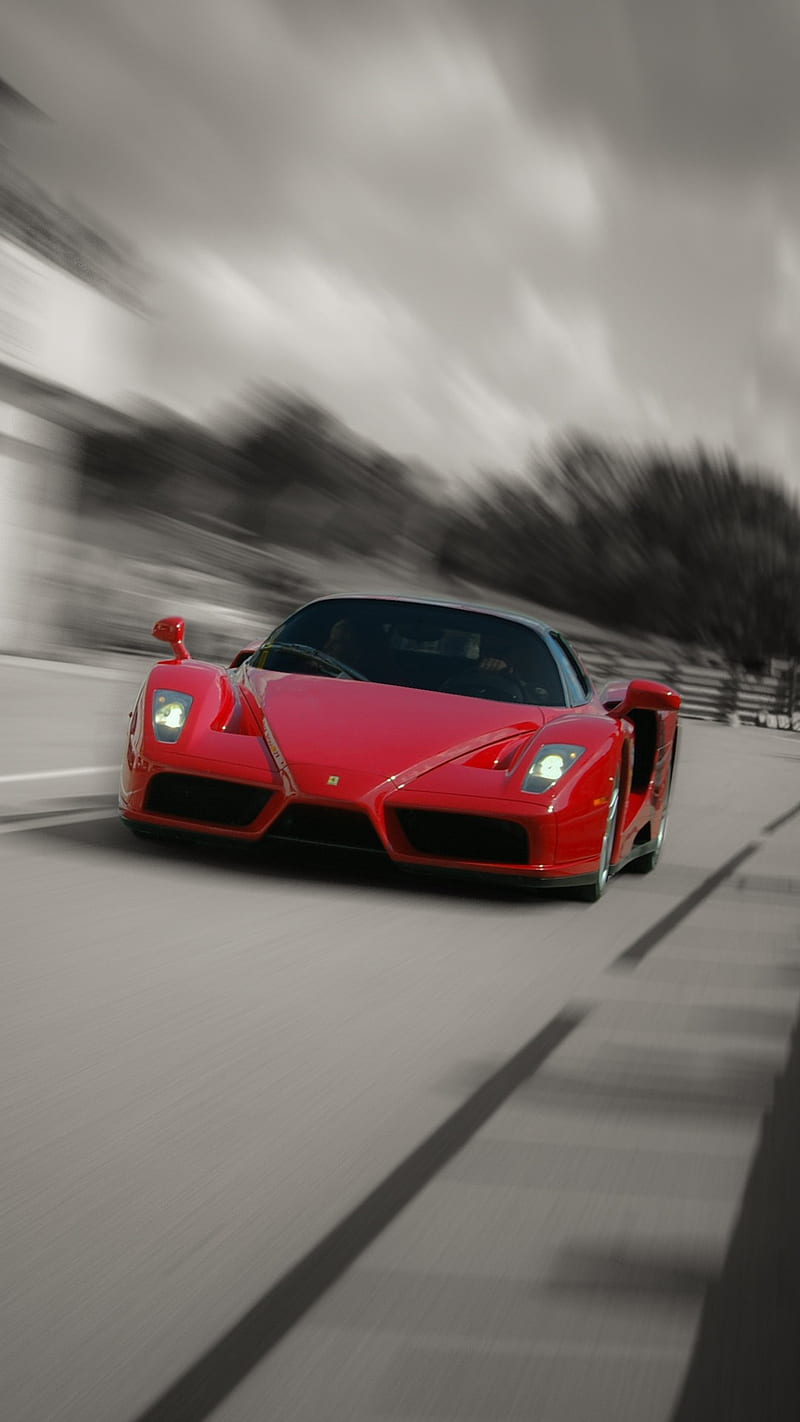 Ferrari Enzo enzo, ferrari, limited edition, red, supercar, HD phone wallpaper