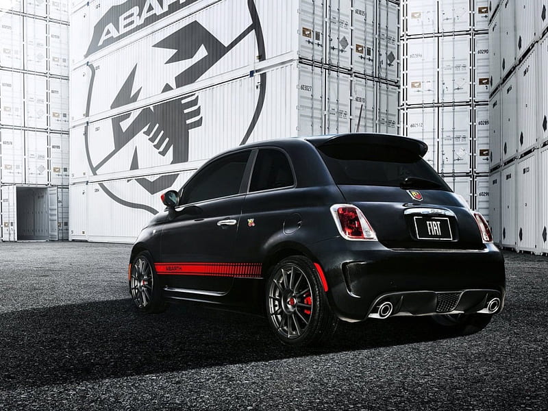 Inzichtelijk onder Regeneratie Fiat 500 abarth, abarth, black, italian, fiat, HD wallpaper | Peakpx