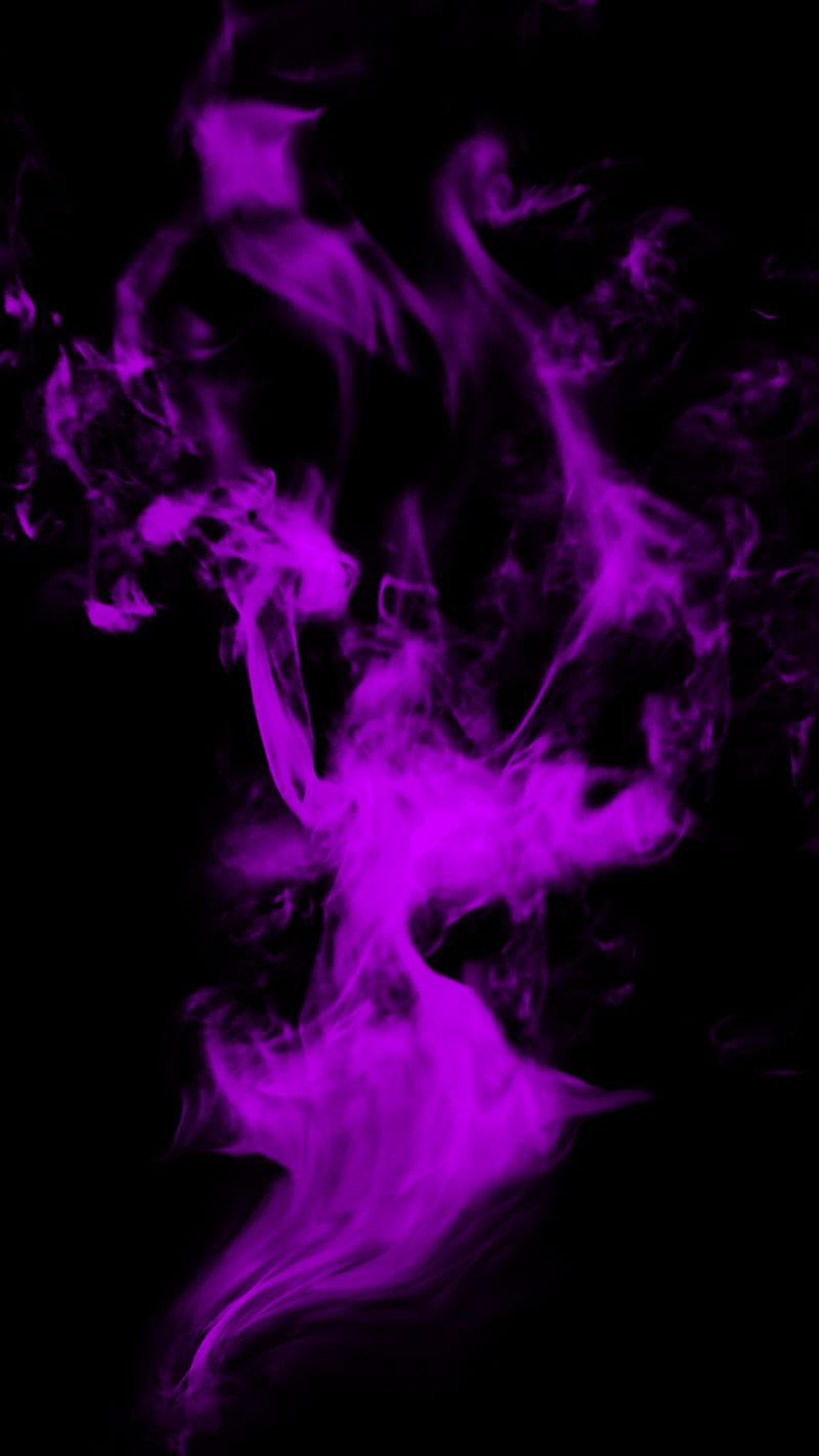 Mor duman, colorful, crazy, flames, green, music, neon, note, notes, pink, smoke, HD phone wallpaper