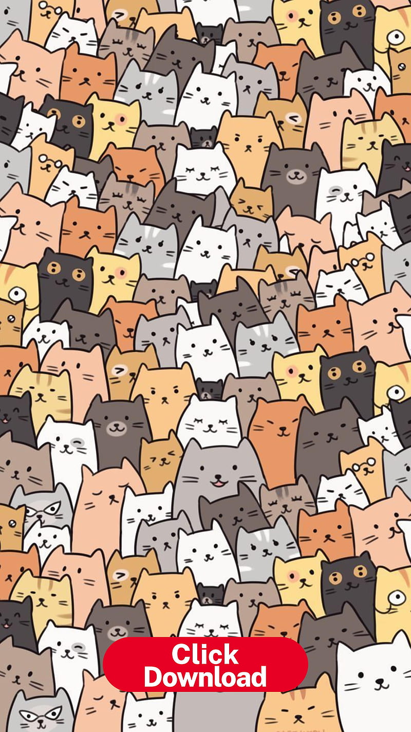 Cat. Phone Wallapers . Cat phone , Cat pattern , Cat, Aesthetic Anime Cat, HD phone wallpaper