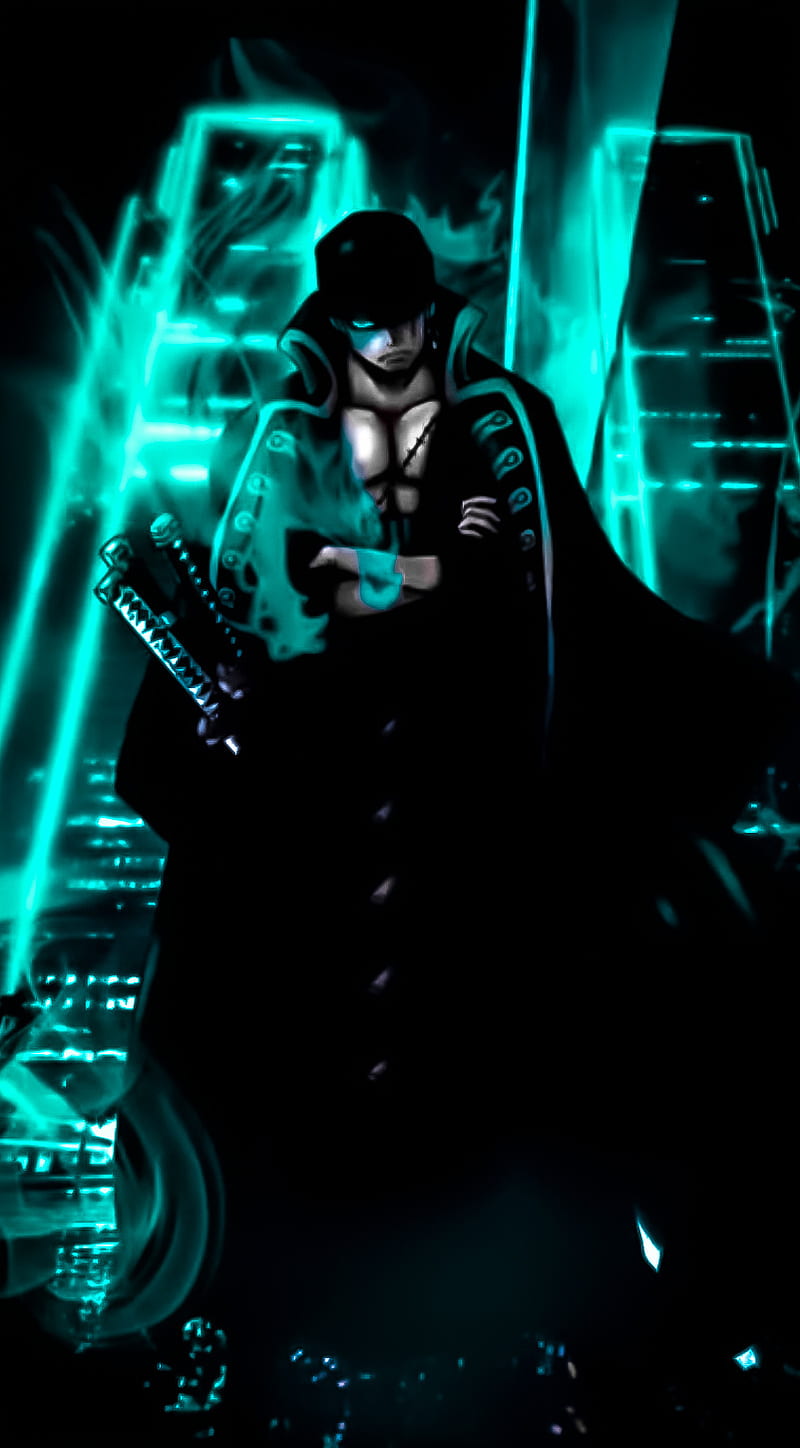 Zoro, electric blue, performing arts, HD phone wallpaper