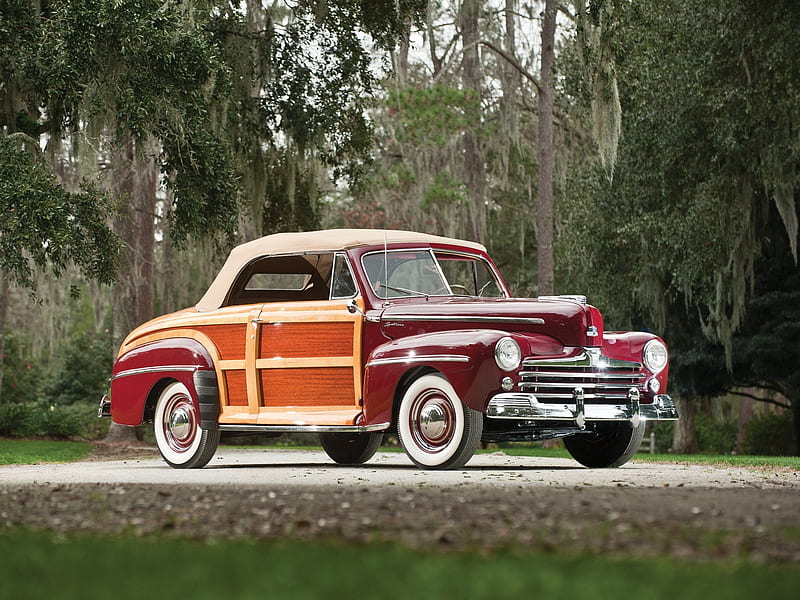 1948 Ford Super Deluxe Sportsman Covertible, ford, super, sportsman, deluxe, convertible, HD wallpaper