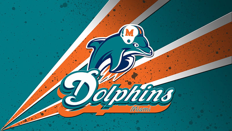 Miami Dolphins Logo On Gloves In Black Background 4K HD Miami