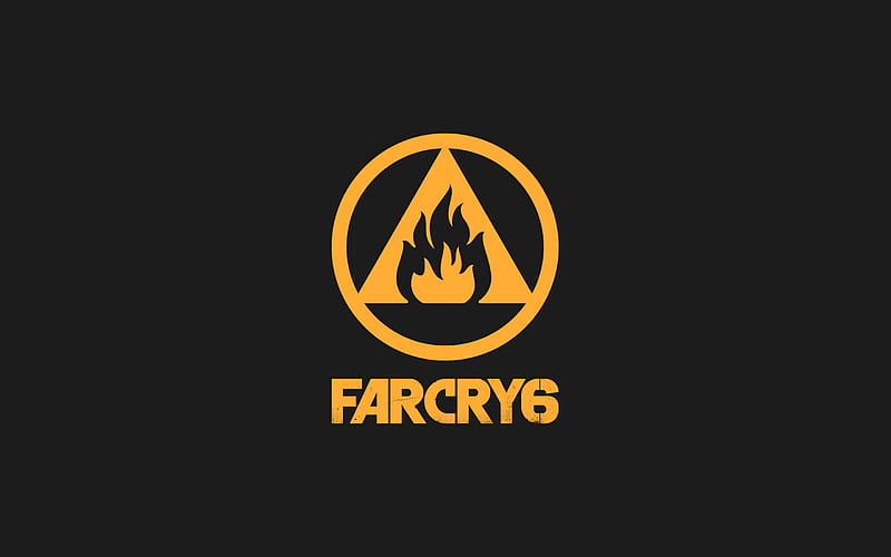 Far Cry 6, 2021, promo, poster, Far Cry 6 logo, gray background, Far Cry, new games, HD wallpaper