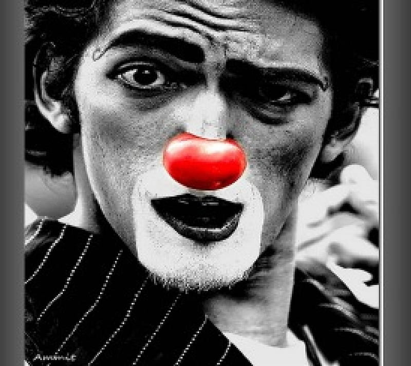 RED NOSE, clown, drole, nez, rouge, HD wallpaper | Peakpx