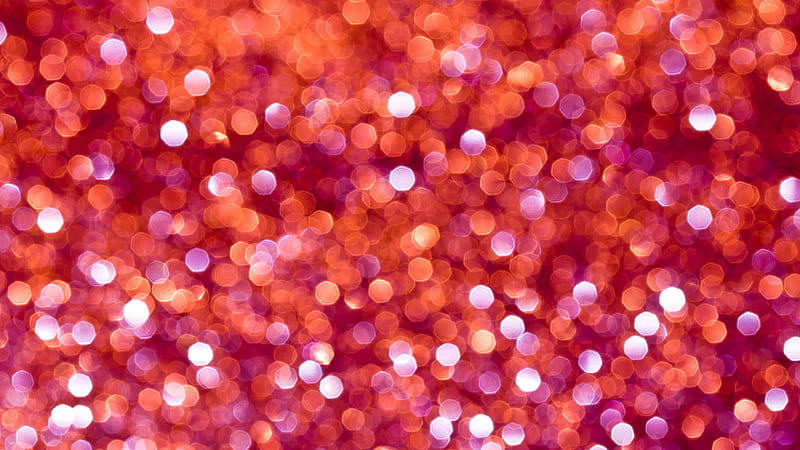 Orange Pink Glare Bokeh Circles Glitter Hd Wallpaper Peakpx