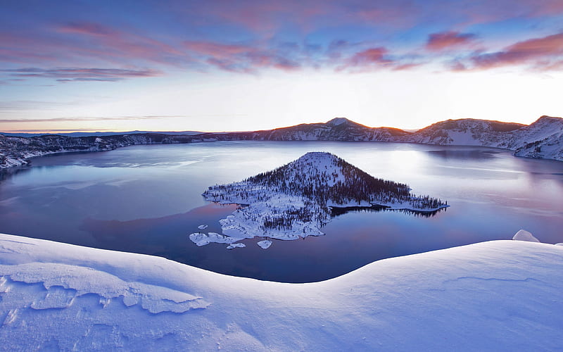 Crater Lake Oregon USA 2021 Bing, HD wallpaper