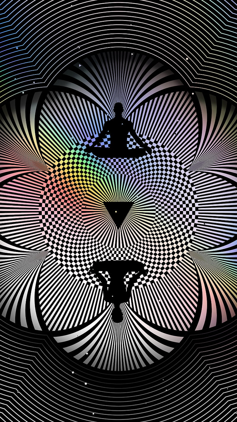 Silhouette of man doing yoga meditation enveloped in a sphere of energy or  aura light with the heart chakra illuminated. Concept of zen spirituality.  Spiritual connection. Starry space background 13512516 Stock Video